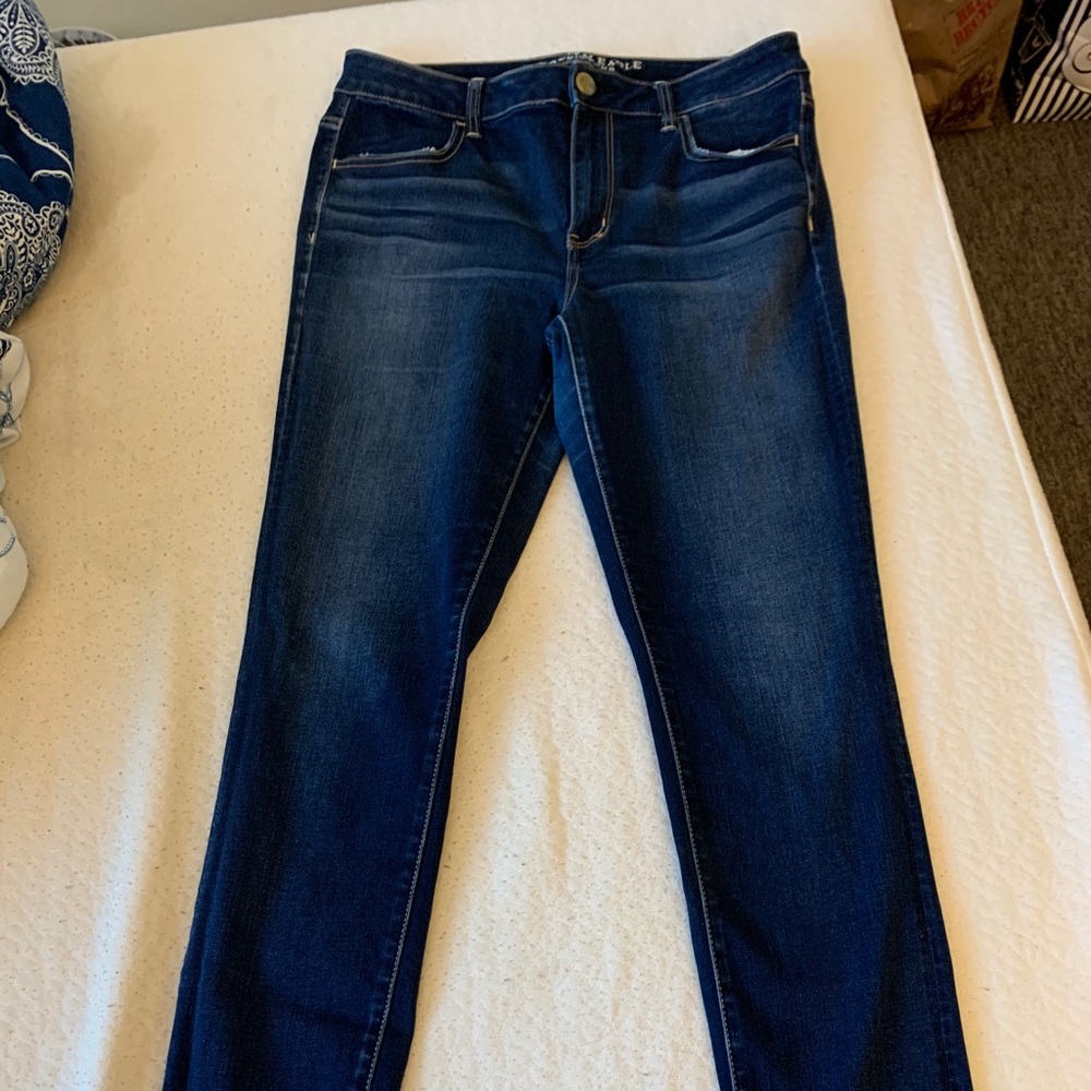 American Eagle Dark-wash Skinny Jeans